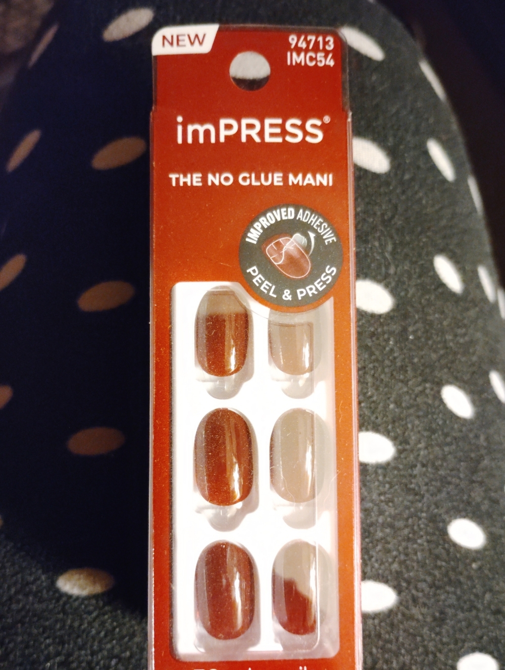 Kiss Pure Fit Press-On Nails Red Short Length